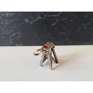 Sterling Step Up To My Heart Ladder Charm Vintage
